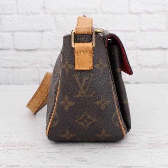 Louis Vuitton Viva Cite PM Small Crossbody & Shoulder Leather Red Purse A4573 - Picture 10 of 13